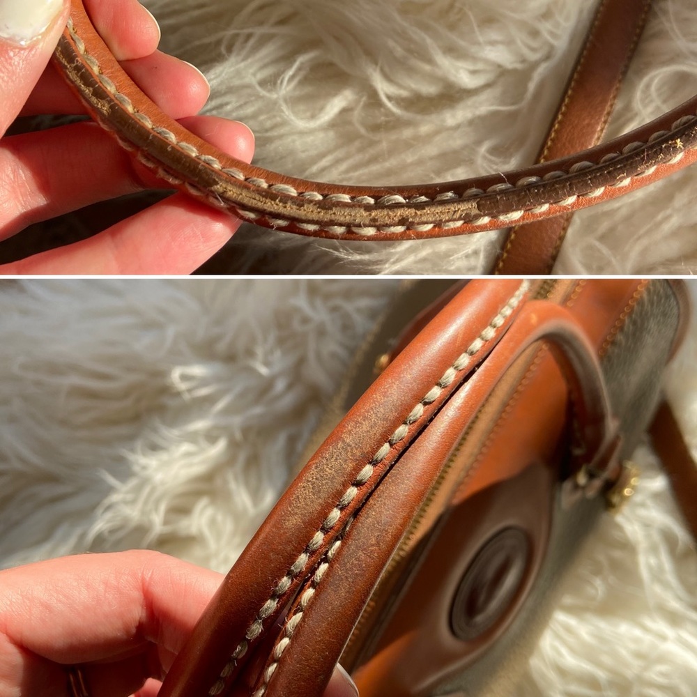 Dooney & Bourke Tan and Brown Tote Bag - Picture 7 of 8